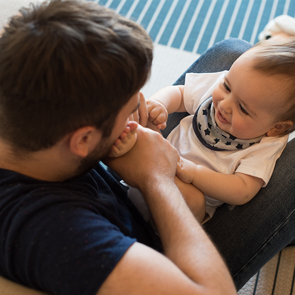 600x600 Father and Baby Playing